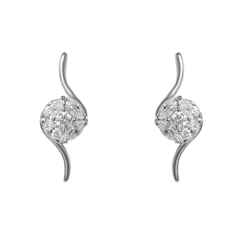Silver earrings – Espree - Main Image