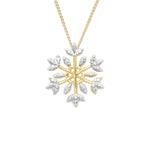 Regal snowflake pendant