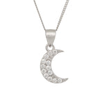 Glistening moon pendant