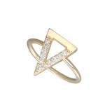Gold Bermuda ring