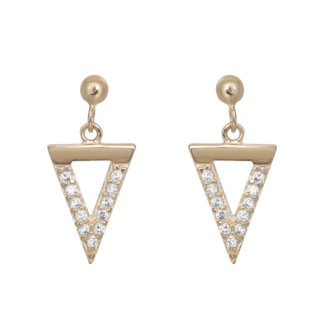 Gold Bermuda earrings